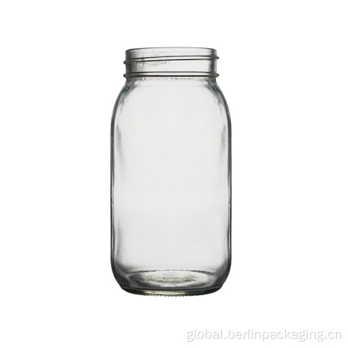 China 750ml Round Glass Jars Manufactory